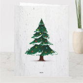 Süße Pinguine Weihnachtskarte Karte (Rückseite)