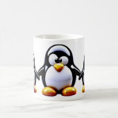 Süße Pinguinfamilie Kaffeetasse (Mittel)