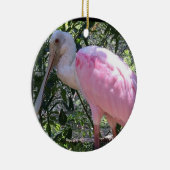 SÜSSE PINK FLAMINGO CHRISTMAS ORNANATION KERAMIK ORNAMENT (Rechts)