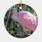 SÜSSE PINK FLAMINGO CHRISTMAS ORNANATION KERAMIK ORNAMENT (Vorne)