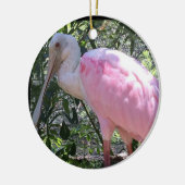 SÜSSE PINK FLAMINGO CHRISTMAS ORNANATION KERAMIK ORNAMENT (Links)