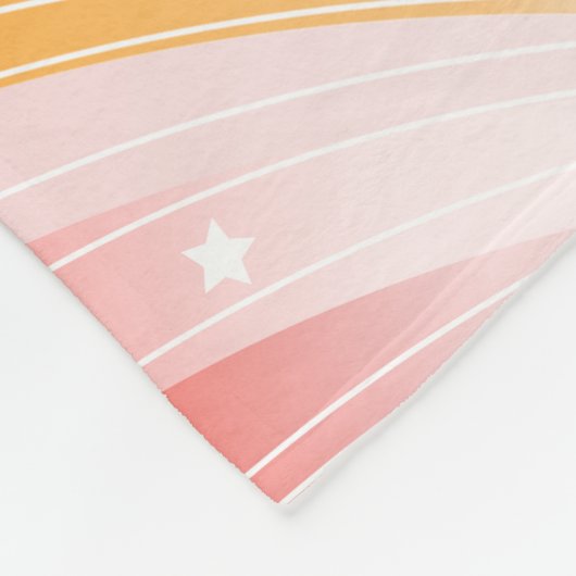 Süsse Pink Kitten Cartoon Fleecedecke (Ecke)