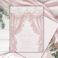 Süße pinke vintage elegante Babyparty