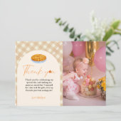 Süsse Piue Erntedank Geburtstag Danke Karte (Stehend Vorderseite)