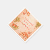 Süße Pizza-Baby-Party Serviette (Ecke)