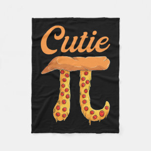 Süße Pizza Pi-Tag Vintage Retro Mathe Fan Fleecedecke