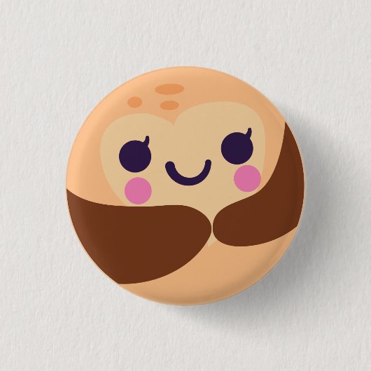 Süsse Pluto Button (Vorderseite)