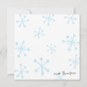 Süsse Polar Bear Einladung (Rückseite)