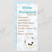 Süsse Polar Bear Programm (Vorne/Hinten)