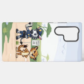süße Polizeezebra & Gepard Samsung Galaxy Hülle (Rückseite (Horizontal))