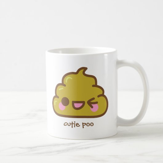Süsse poo Kaffee-Tasse Kaffeetasse (Rechts)