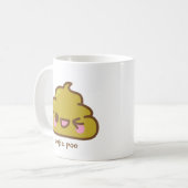 Süsse poo u. smary poo kaffeetasse (Vorderseite Links)