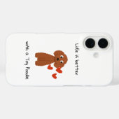 Süße Poodle iPhone 16 Hülle (Rückseite (Horizontal))