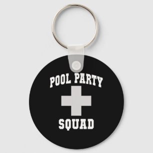 Süße Poolparty-Truppe Papa Kreuzfahrt Schwimmen Ta Schlüsselanhänger
