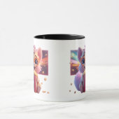 Süße Popcorn-Kitty-Kaffeetasse Tasse (Zentrum)