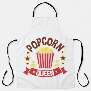 Süße Popcorn-Königin Liebhaber Frauen Mädchen Schürze