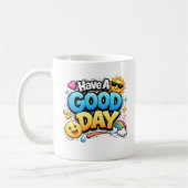 Süße positive Zitat-Kaffeetasse Kaffeetasse (Links)