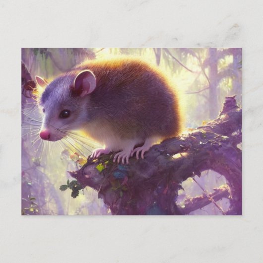 Süße Possum-Postkarte Postkarte (Vorderseite)