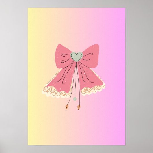 Süße Poster-Dekoration Poster (Vorne)