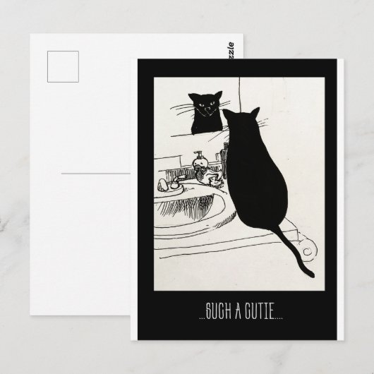 Süsse Postkarte (Vorne/Hinten)