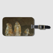 Süße Präriehunde Gepäckanhänger (Vorderseite (Horizontal))