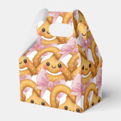Süße Pretzel-Mädchen-Geburtstagsfeier Geschenkschachtel (Rückseite)