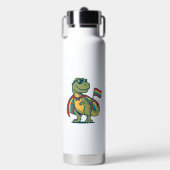 Süße Pride-Dinosaurier-Vektor-Shirt-Design_1 Trinkflasche (Vorderseite)