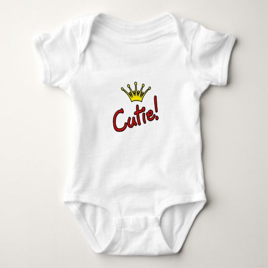 Süsse! - Princess Crown Baby Strampler (Vorderseite)