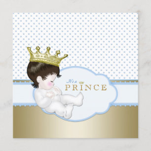 Süße Prinz Baby Shower Einladung