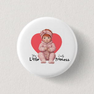 Süße Prinzessin Baby Button