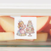 Süße Prinzessin Etiketten (Befestigt)