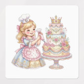Süße Prinzessin Etiketten (Design 1)