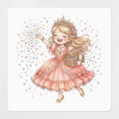 Süße Prinzessin Etiketten (Design 2)