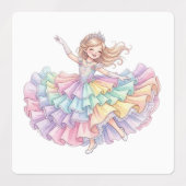 Süße Prinzessin Etiketten (Design 2)
