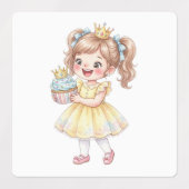 Süße Prinzessin Etiketten (Design 1)