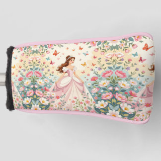 Süße Prinzessin mit Schmetterlingen Golf Headcover