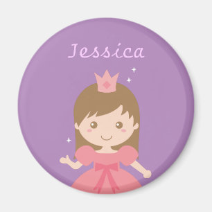 Süße Prinzessin, Rosa für kleine Mädchen Magnet