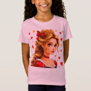 👑 Süße Prinzessin Rotes Märchen Geschenk ✨ T-Shirt