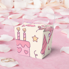 Süße Prinzessinnen-Party-Feier-Muster Geschenkschachtel