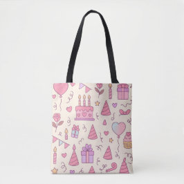 Süße Prinzessinnen-Party-Feier-Muster Tasche