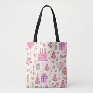 Süße Prinzessinnen-Party-Feier-Muster Tasche
