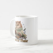 Süße Professor-Eule-Tasse Kaffeetasse (Vorderseite Links)