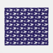 Süße Pudel-Fleece-Decke Fleecedecke (Vorderseite (Horizontal))