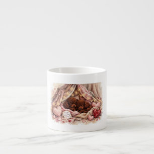 Süße Pudel-Kaffeetasse – Haustierliebhaber-Tasse – Espressotasse