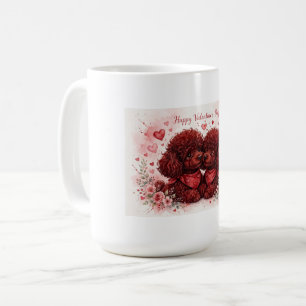 Süße Pudel-Kaffeetasse – Haustierliebhaber-Tasse – Kaffeetasse
