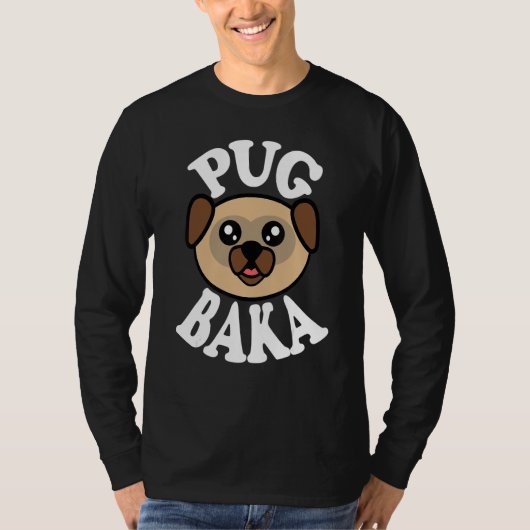 Süße Pug Baka T-Shirt (Vorderseite)