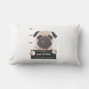 Süße Pug-Geschenk-Welpen-Hundefreundin-Mama-Fell-M Lendenkissen