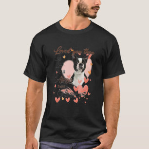 Süße Pug-Mama Herzen Frohen Muttertag Liebe Hund T-Shirt
