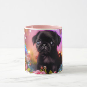 Süße Pug-Tasse • Kaffee-Tasse mit Hunde-Liebe Tasse