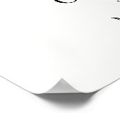 Süsse Pumpkin Pie Teddy Bear Baby Dusche Willkomme Poster (Ecke)